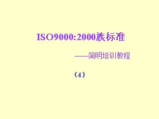 ISO90002000׼ѵ̳̣4