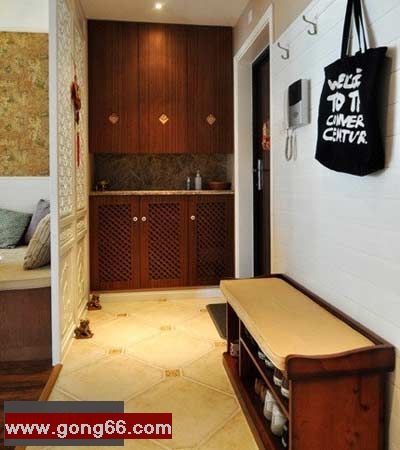 110平现代美式风格品位家居装修效果图