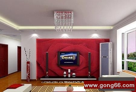 实用电视背景墙装修效果图