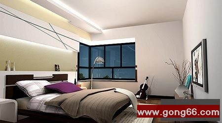 时尚中式卧室装修效果图