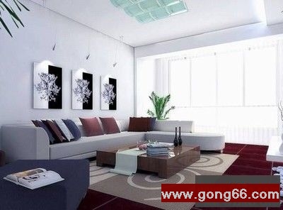 客厅沙发背景墙效果图