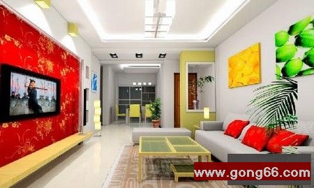 炫色家居客厅装修效果图